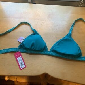 Target Turquoise Bikini Top with Glitter Band